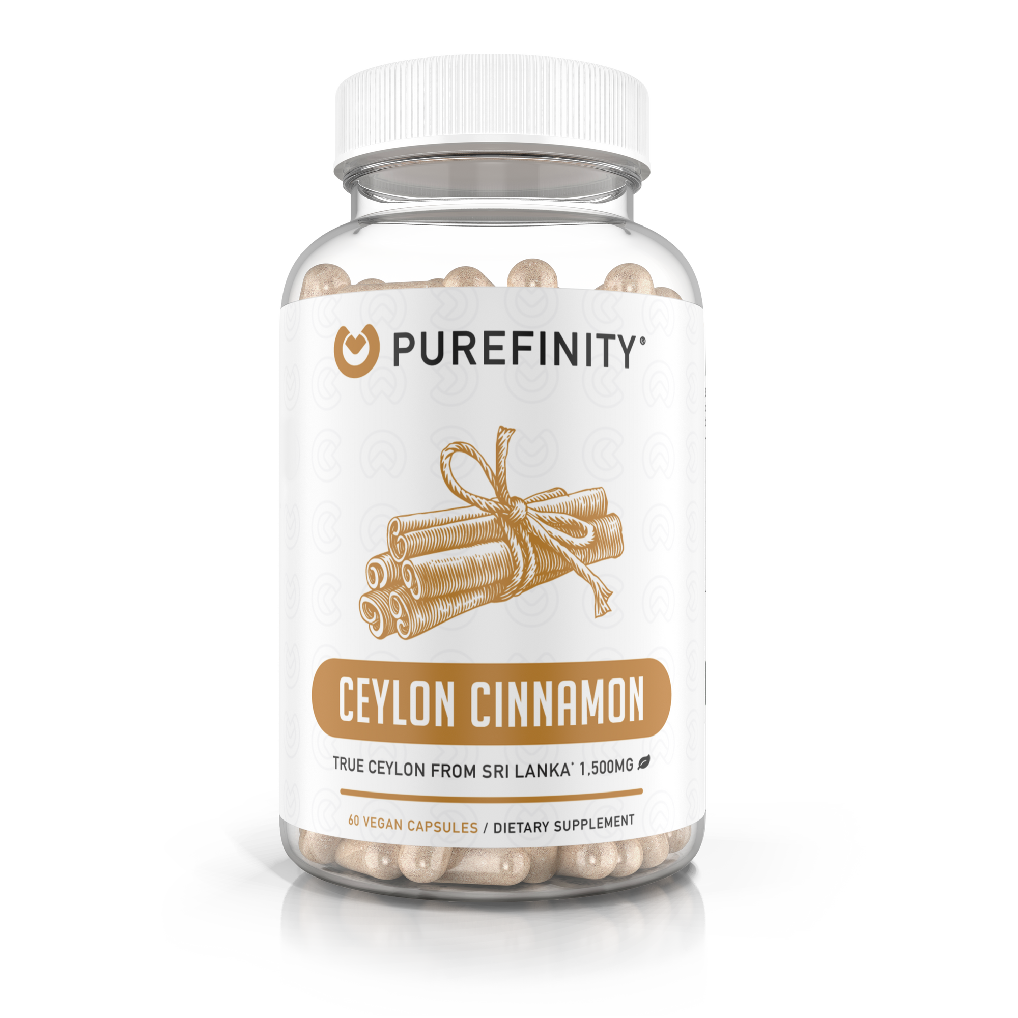 Organic Ceylon Cinnamon Capsules 30-Day Supply (60 Count)